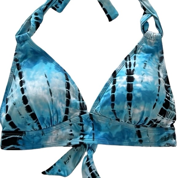 Lucky Brand Beach Wave Halter Top, D Cup - Picture 4 of 12